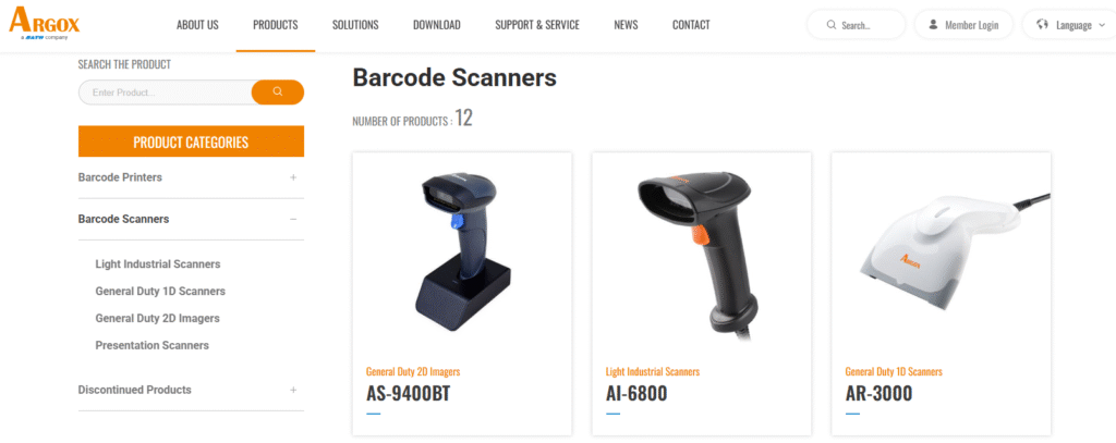 Image showing Argox Barcode Scanners