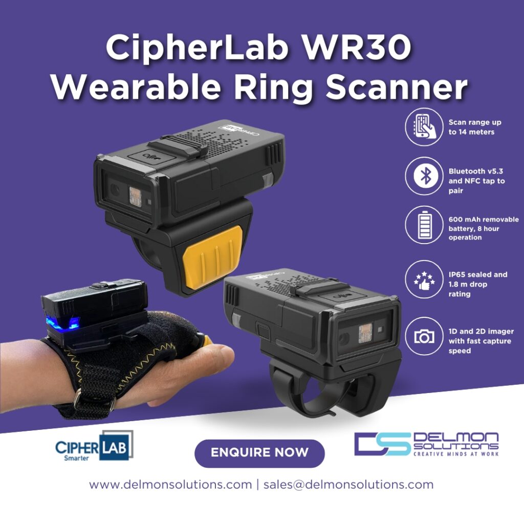 CipherLab WR30 Wearable Ring Scanner Supplier in India
