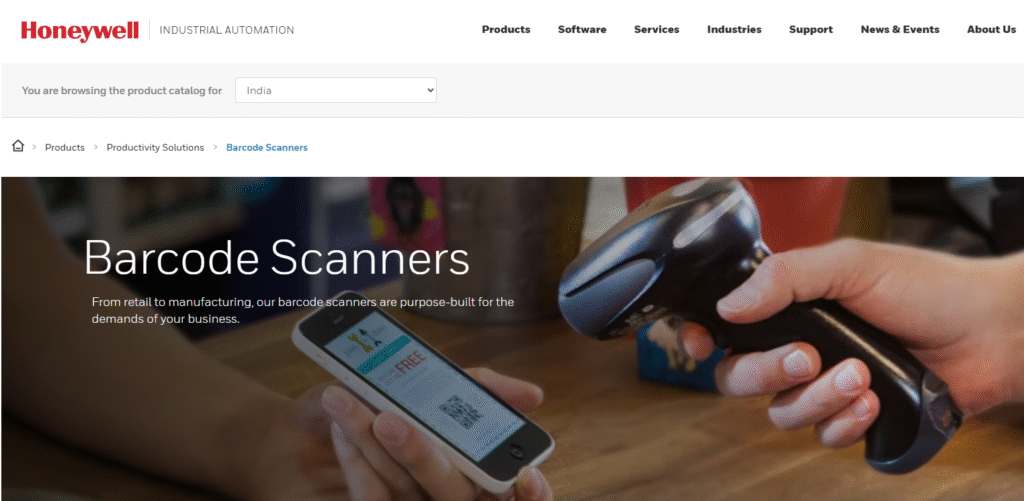 Image showing Honeywell Barcode Scanners