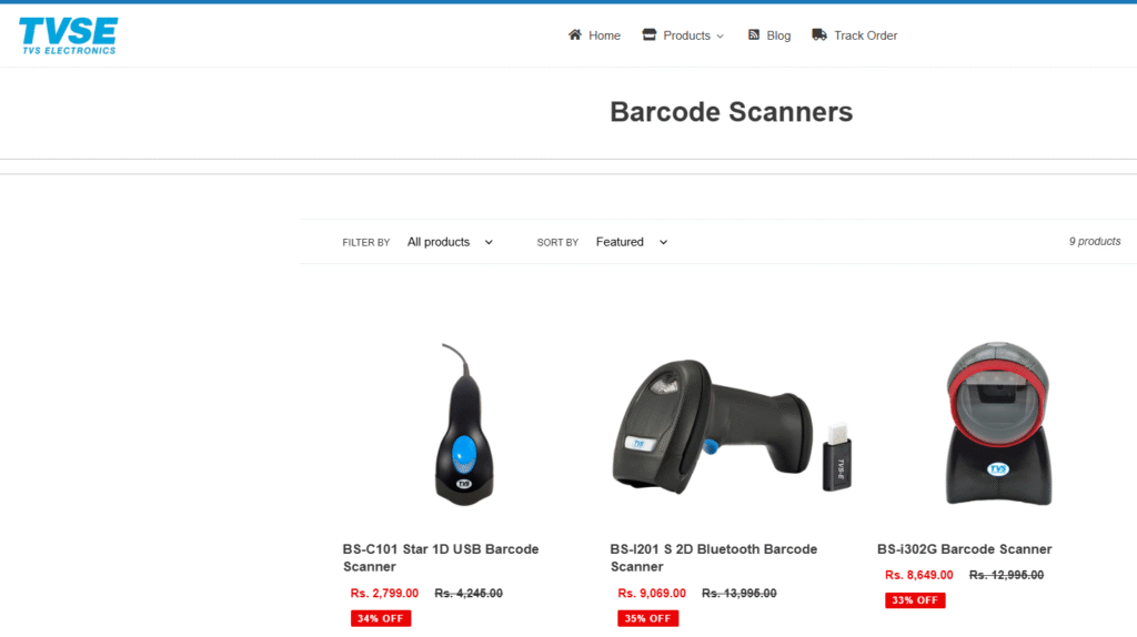 Image showing TVS Electronics Barcode Scanners